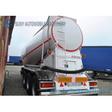 Tri-Axle 34000 L Dry Bulk Tank Truck Trailer Carbon Steel Cement Tank Semi Trailer